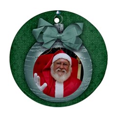 Christmas ornament-round ornament (2 sides) - Round Ornament (Two Sides)