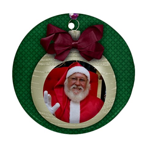 Christmas Ornament Back
