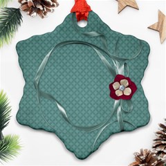 Snowflake/Bessings of Christmas- ornament (2 sides) - Snowflake Ornament (Two Sides)