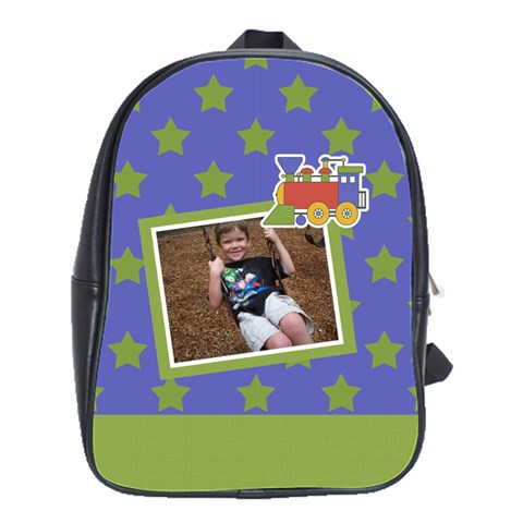 Train Large School Bag By Klh Front