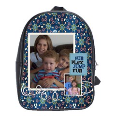 Run Jump Play Backpack Lrg. - School Bag (Large)