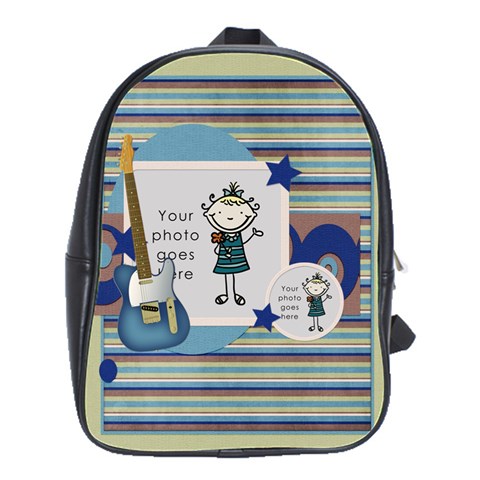 Guitar Backpack Lrg  By Albums To Remember Front