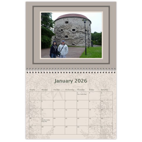 Coffee And Cream (any Year) 2026 Calendar By Deborah Jan 2026