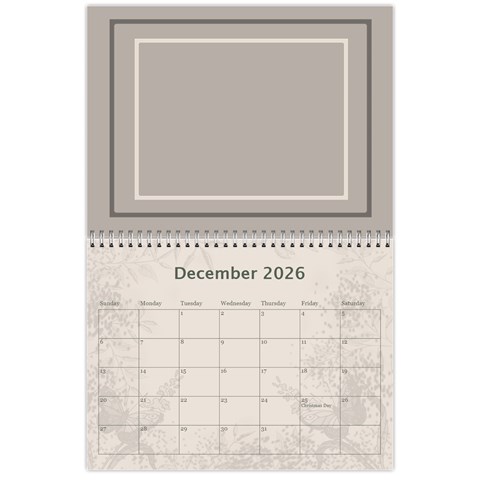 Coffee And Cream (any Year) 2026 Calendar By Deborah Dec 2026