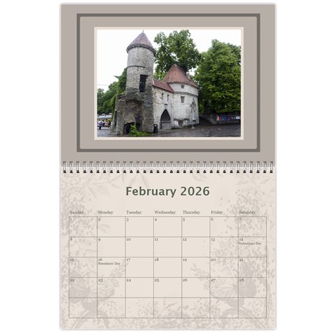 Coffee And Cream (any Year) 2026 Calendar By Deborah Feb 2026