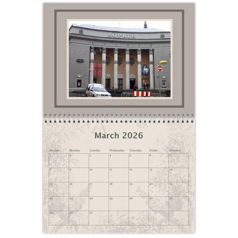 Coffee And Cream (any Year) 2026 Calendar By Deborah Mar 2026