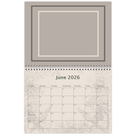 Coffee And Cream (any Year) 2026 Calendar By Deborah Jun 2026