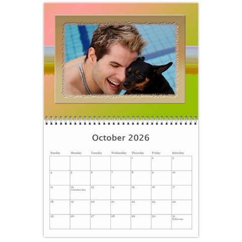Tutti General Purpose (any Year) Calendar 2026 By Deborah Oct 2026