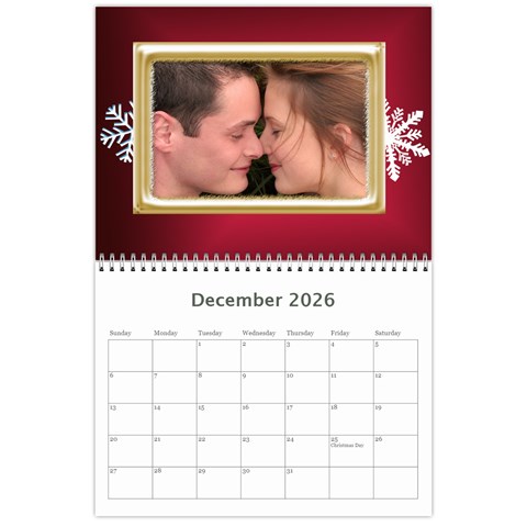 Tutti General Purpose (any Year) Calendar 2026 By Deborah Dec 2026