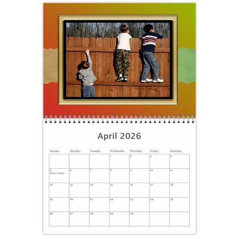Tutti General Purpose (any Year) Calendar 2026 By Deborah Apr 2026