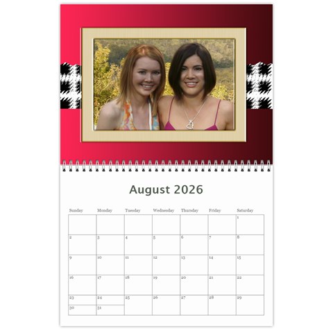 Tutti General Purpose (any Year) Calendar 2026 By Deborah Aug 2026