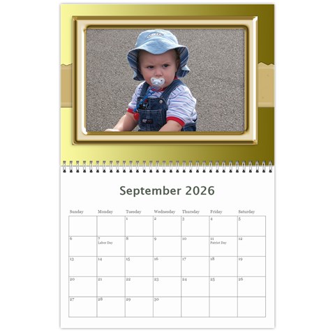 Tutti General Purpose (any Year) Calendar 2026 By Deborah Sep 2026