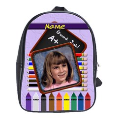 Back to School Pencil Large School Bag - School Bag (Large)