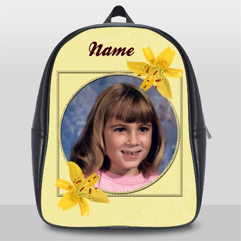 Lily Large School Bag By Chere s Creations Front