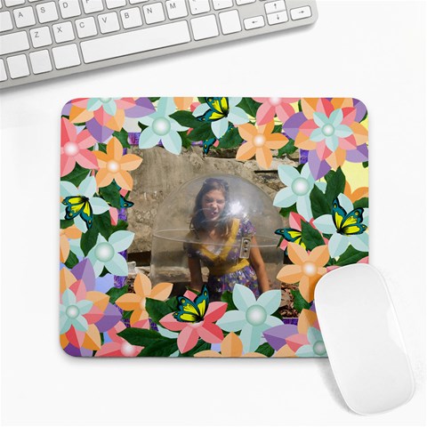 Kimmy The Groundhog Mouse Pad Collage By Kim Blair 9.25 x7.75  Mousepad - 1