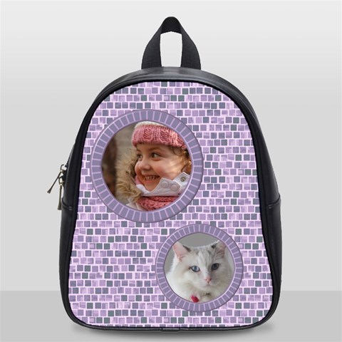 Brick In The Wall School Bag By Deborah Front