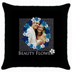 wedding party - Throw Pillow Case (Black)