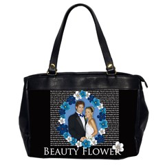 flower lady - Oversize Office Handbag (2 Sides) flower lady - Oversize Office Handbag (2 Sides)