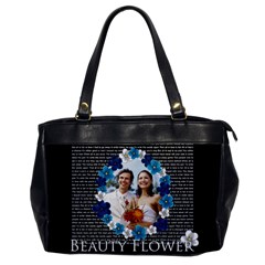 flower lady - Oversize Office Handbag flower lady - Oversize Office Handbag