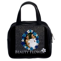 flower lady - Classic Handbag (Two Sides) flower lady - Classic Handbag (Two Sides)