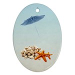 summer fun ornament (oval) - Oval Ornament (Two Sides)