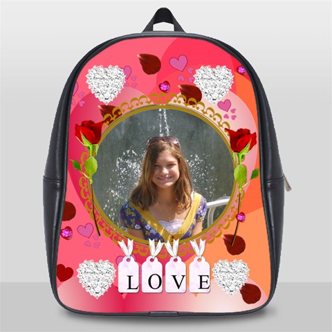 Love Large Bookbag By Kim Blair Front