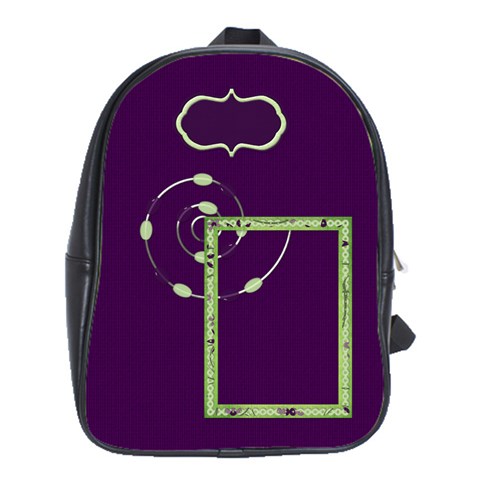 Lavender Essentials Backpack 1 By Lisa Minor Front