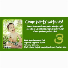 Joaquin is turning THREE! - 4  x 8  Photo Cards