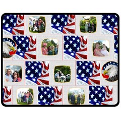 4th of July Stars & Stripes Medium Fleece Blanket - Fleece Blanket (Medium)