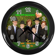 MULLER CLOCK 2 - Wall Clock (Black)