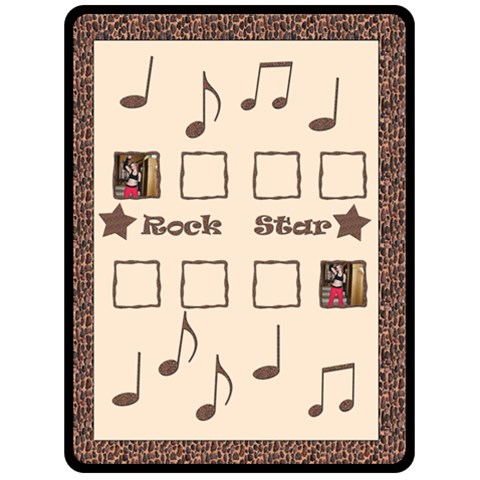 Rock Star Xl Blanket By Deborah 80 x60  Blanket Front