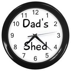 shed clock - Wall Clock (Black)