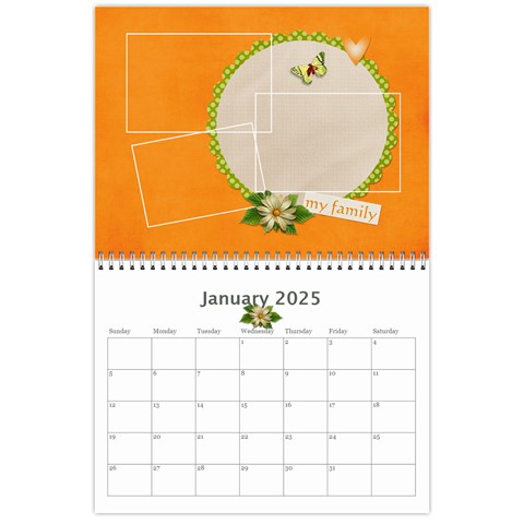 Calendar Jan 2025