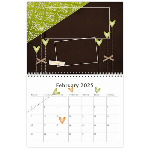 Calendar Feb 2025