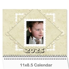 Damask Wedding 2025 Calendar - Wall Calendar 11 x 8.5 (12-Months) Damask Wedding 2025 Calendar - Wall Calendar 11 x 8.5 (12-Months)