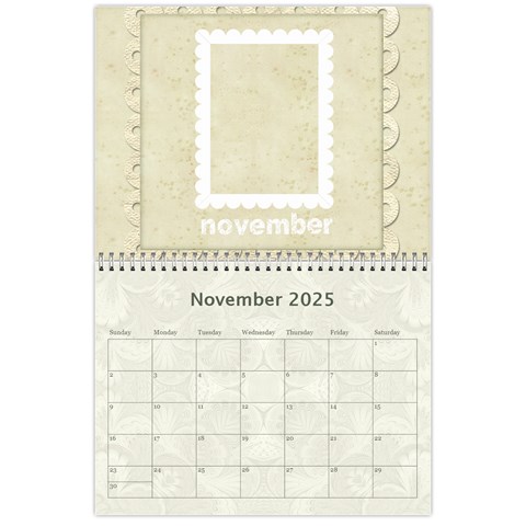 Damask Wedding 2024 Calendar  By Catvinnat Nov 2024