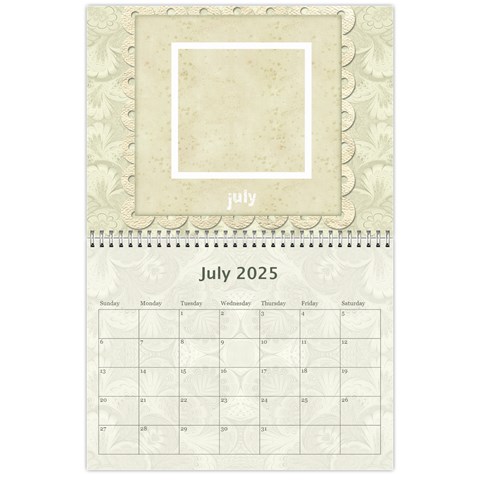 Damask Wedding 2024 Calendar  By Catvinnat Jul 2024