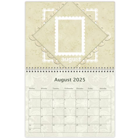 Damask Wedding 2024 Calendar  By Catvinnat Aug 2024