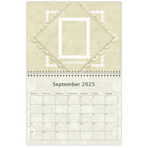 Damask Wedding 2024 Calendar  By Catvinnat Sep 2024