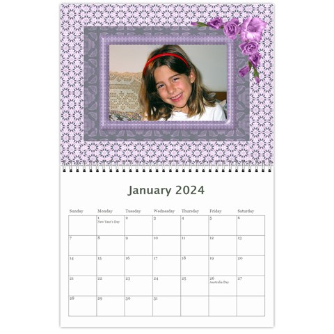 The Look Of Lace 2024 (any Year) Calendar By Deborah Jan 2024