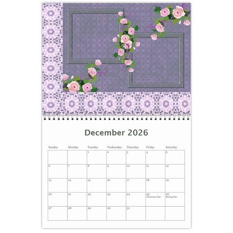 The Look Of Lace 2026 (any Year) Calendar By Deborah Dec 2026