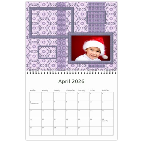 The Look Of Lace 2026 (any Year) Calendar By Deborah Apr 2026