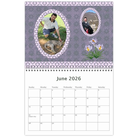 The Look Of Lace 2026 (any Year) Calendar By Deborah Jun 2026