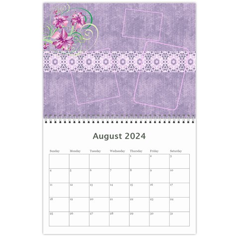 The Look Of Lace 2024 (any Year) Calendar By Deborah Aug 2024