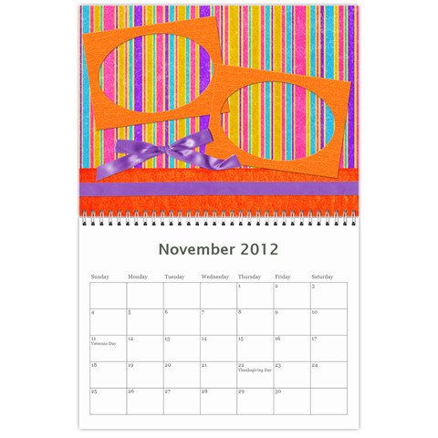 Summer Vacation Calender By Paula Yagisawa Nov 2012