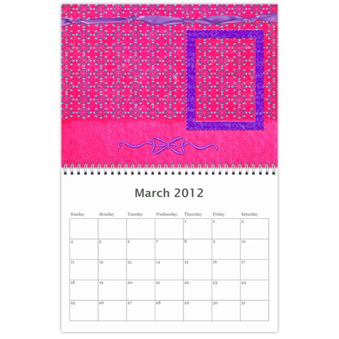 Summer Vacation Calender By Paula Yagisawa Mar 2012