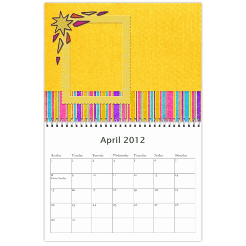Summer Vacation Calender By Paula Yagisawa Apr 2012