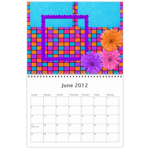 Summer Vacation Calender By Paula Yagisawa Jun 2012