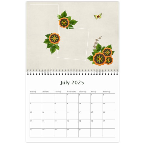Calendar Jul 2025