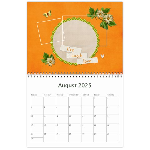 Calendar Aug 2025